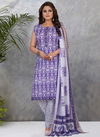 Purple Colour Nityam Fashion Cotton Printed Ethnic Heavy Latest Salwar Suit Collection 550 F